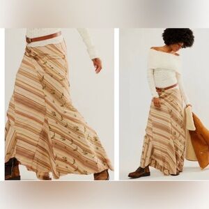 Free people embroidered skirt